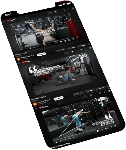 Videos explicativos de cada ejercicio