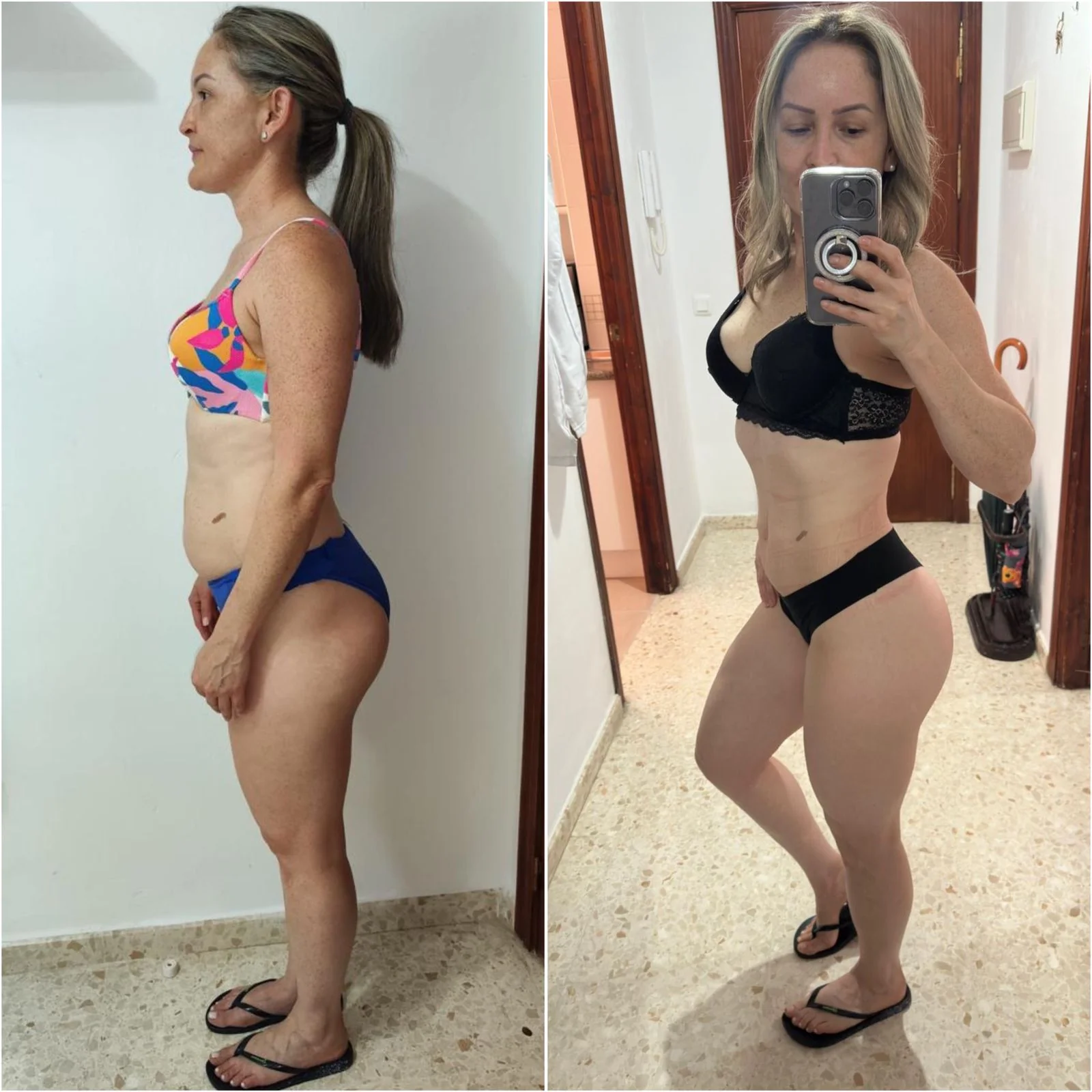 Transformación real de clienta